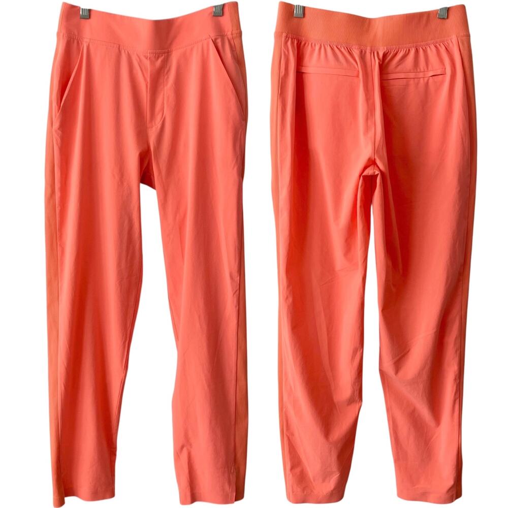 ATHLETA Brooklyn Ankle Pants Sunset Glow Coral Size 2 Activewear Trousers